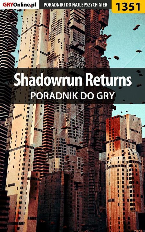 Okładka:Shadowrun Returns - poradnik do gry 
