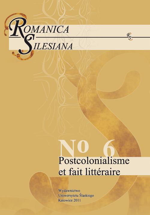 Обкладинка книги з назвою:Romanica Silesiana. No 6: Postcolonialisme et fait littéraire