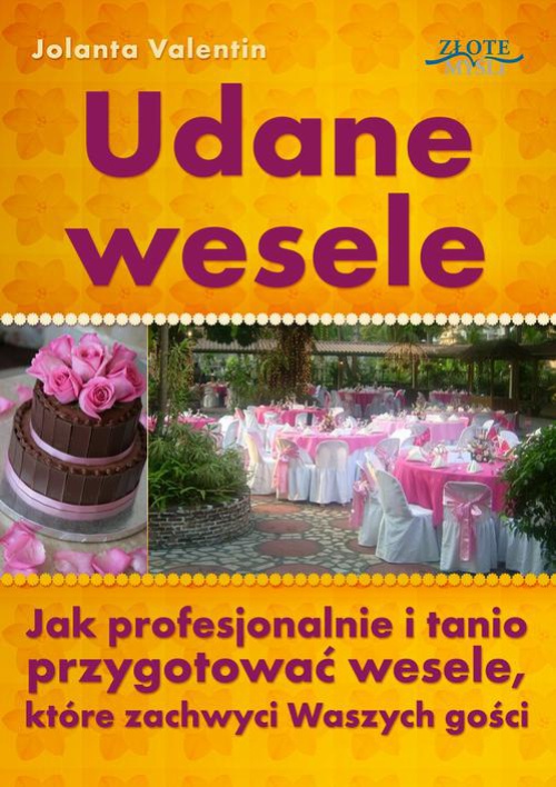 Обложка книги под заглавием:Udane wesele