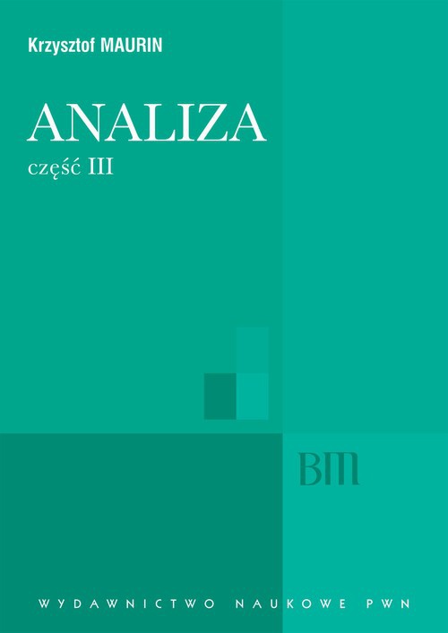 Обложка книги под заглавием:Analiza, cz. 3