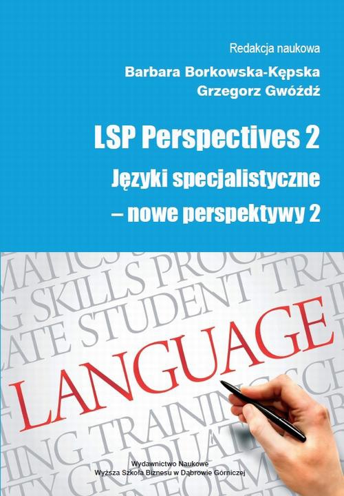 Обложка книги под заглавием:LSP Perspectives 2. Języki specjalistyczne - nowe perspektywy 2