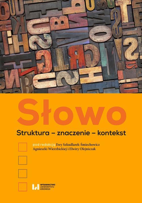 The cover of the book titled: Słowo