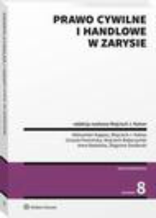 The cover of the book titled: Prawo cywilne i handlowe w zarysie