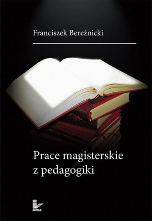 Обложка книги под заглавием:Prace magisterskie z pedagogiki