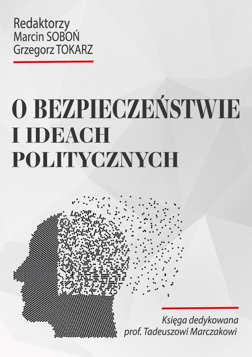Обложка книги под заглавием:O bezpieczeństwie i ideach politycznych