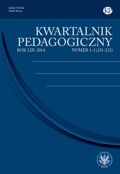 The cover of the book titled: Kwartalnik Pedagogiczny 2014/1-2 (231-232)