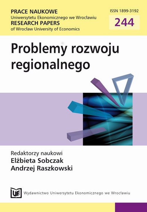 Okładka książki o tytule: Problemy rozwoju regionalnego