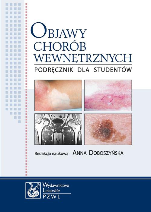 The cover of the book titled: Objawy chorób wewnętrznych. Podręcznik dla studentów