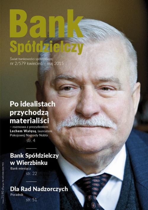 Обкладинка книги з назвою:Bank Spółdzielczy nr 2/579, kwiecień-maj 2015