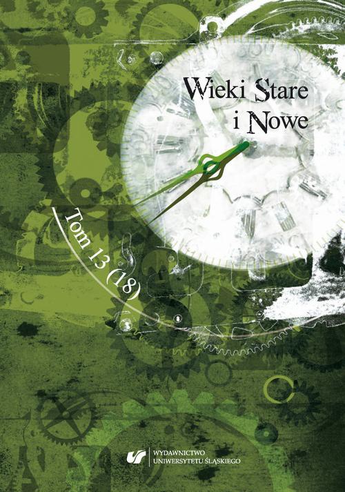 The cover of the book titled: „Wieki Stare i Nowe”. T. 13 (18)