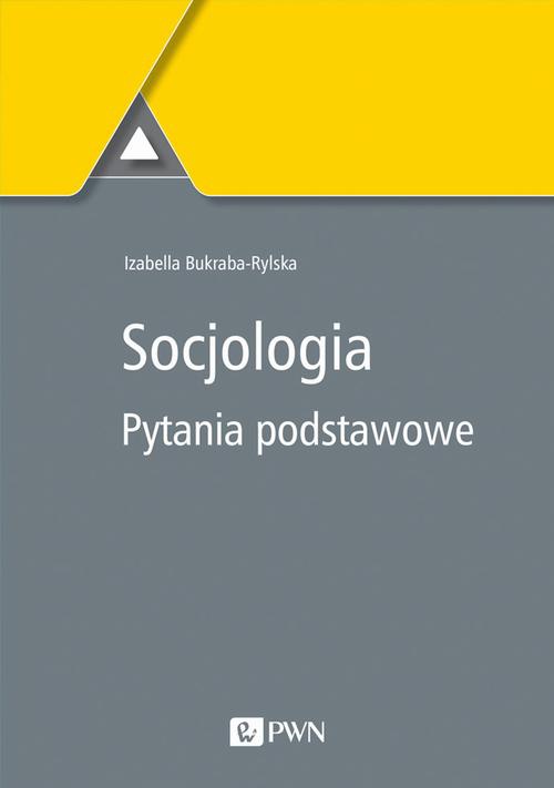 Обложка книги под заглавием:Socjologia. Pytania podstawowe