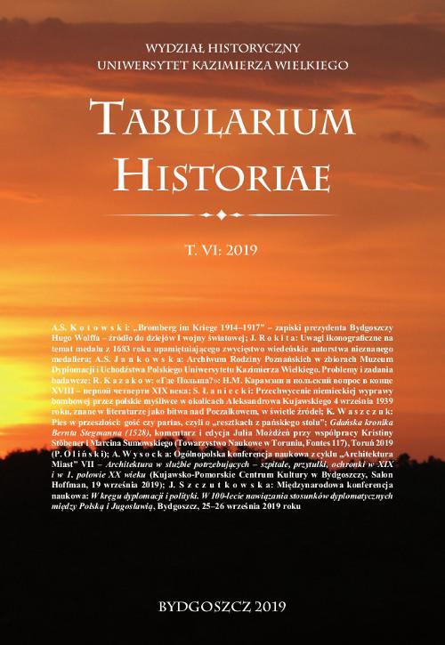 Обкладинка книги з назвою:Tabularium Historiae T. VI: 2019