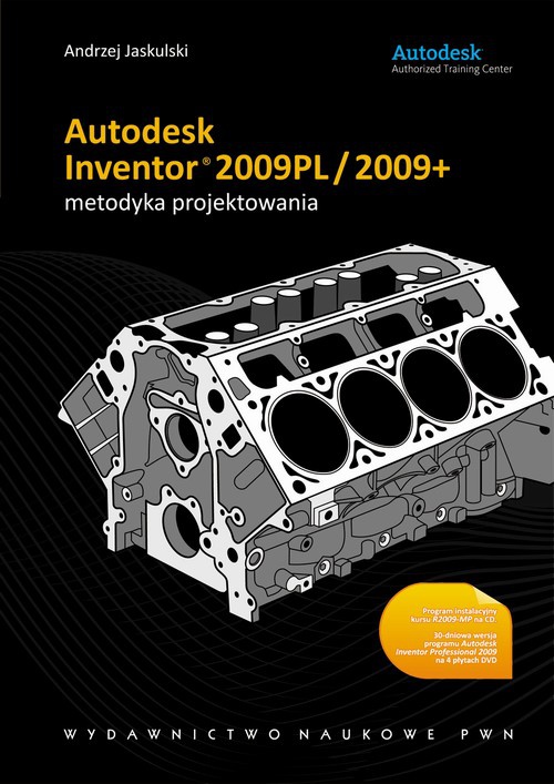 Okładka książki o tytule: Autodesk Inventor 2009PL/2009+