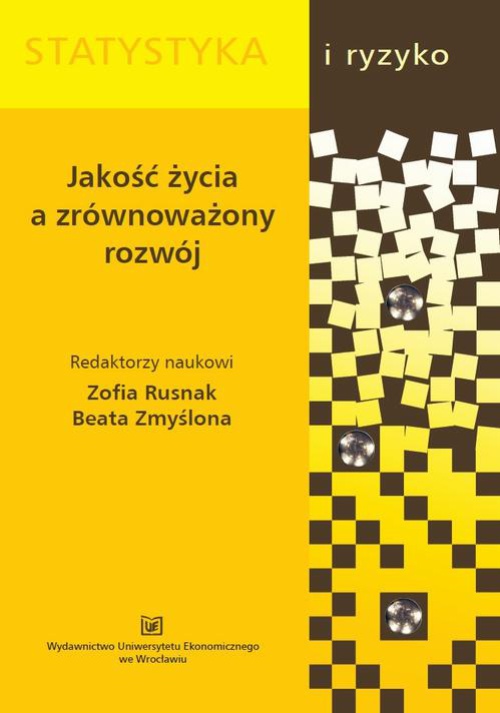 The cover of the book titled: Jakość życia a zrównoważony rozwój. PN 293