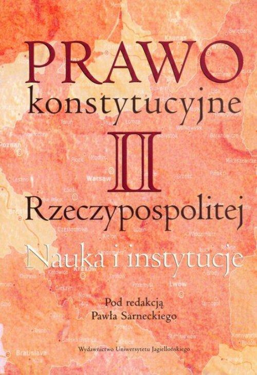 Okładka książki o tytule: Prawo konstytucyjne II Rzeczypospolitej