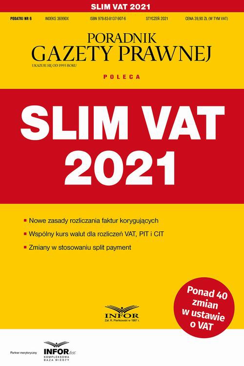 Okładka książki o tytule: Slim VAT 2021
