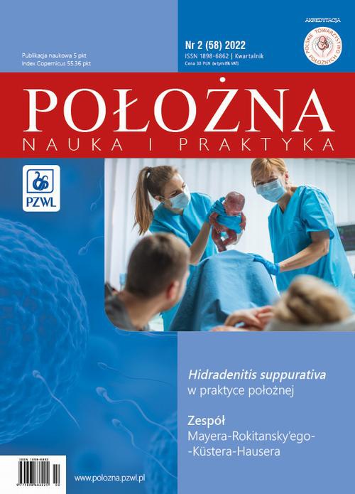 The cover of the book titled: Położna. Nauka i Praktyka 2/2022