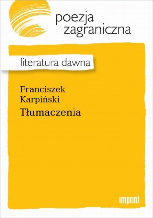Обложка книги под заглавием:Tłumaczenia