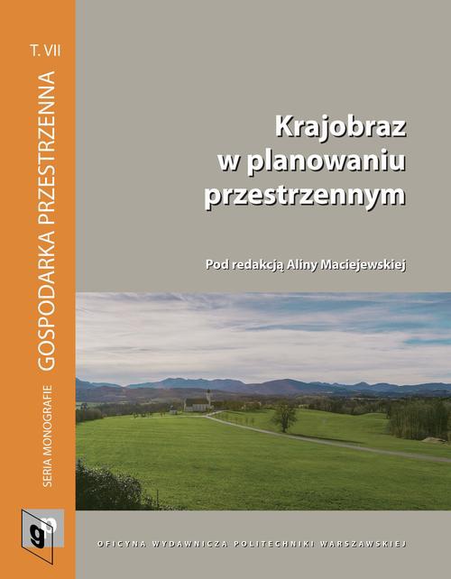 The cover of the book titled: Krajobraz w planowaniu przestrzennym