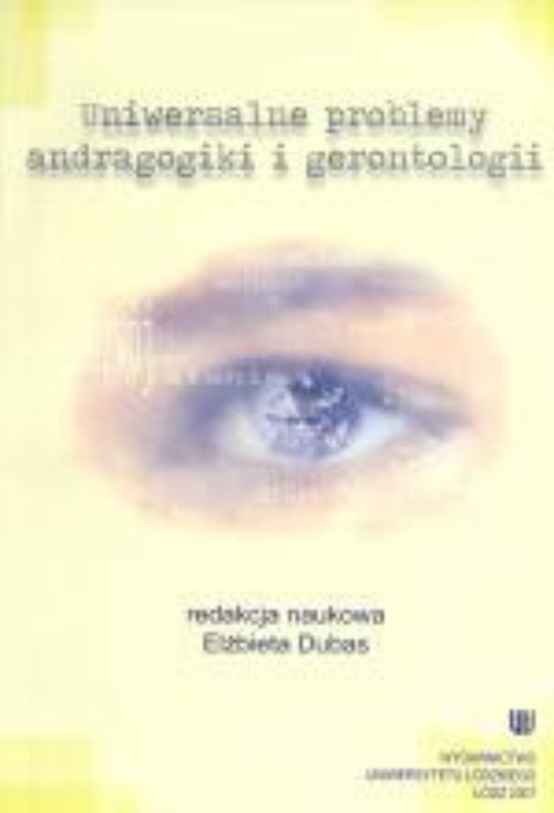 The cover of the book titled: Uniwersalne problemy andragogiki i gerontologii