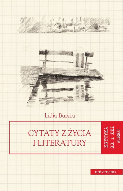 Обложка книги под заглавием:Cytaty z życia i literatury