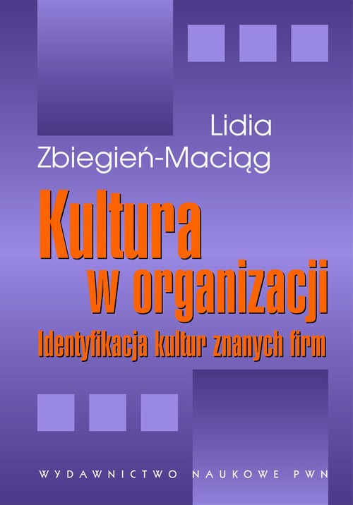 Обложка книги под заглавием:Kultura w organizacji