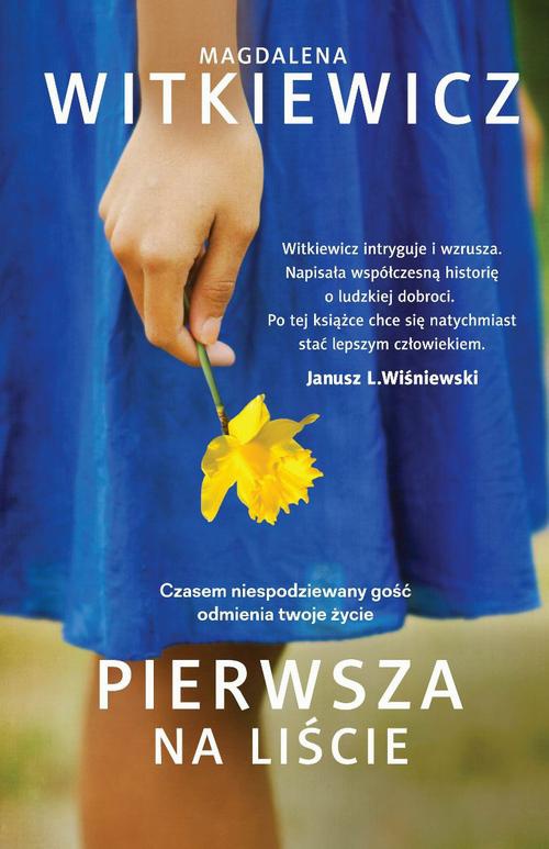 The cover of the book titled: Pierwsza na liście