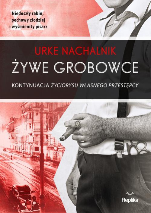 Обложка книги под заглавием:Żywe grobowce