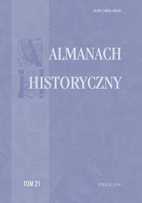 Okładka książki o tytule: Almanach Historyczny, t. 21