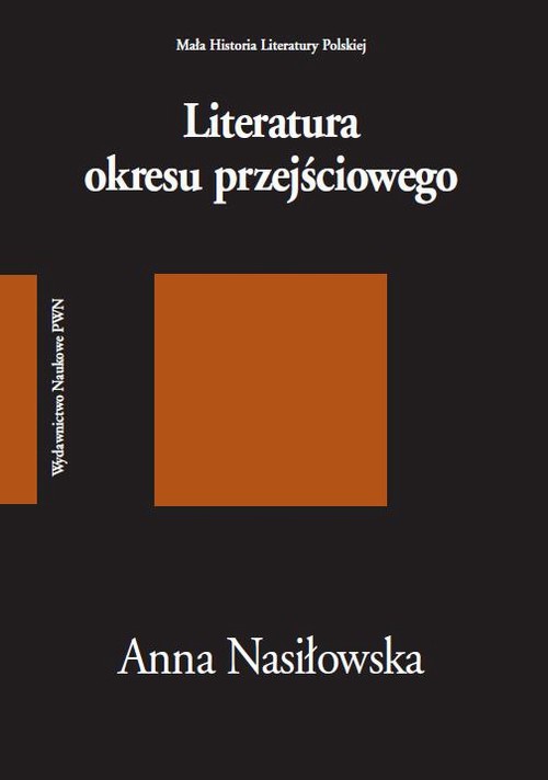 The cover of the book titled: Literatura okresu przejściowego