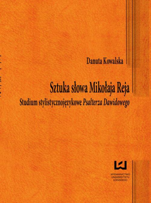 Обложка книги под заглавием:Sztuka słowa Mikołaja Reja