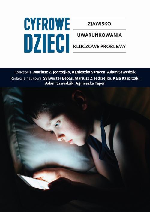 The cover of the book titled: Cyfrowe dzieci