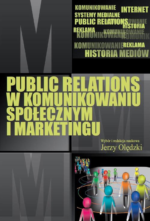 Обложка книги под заглавием:Public relations w komunikowaniu społecznym i marketingu