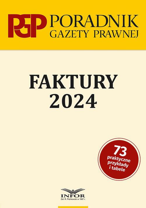 Okładka książki o tytule: Faktury 2024