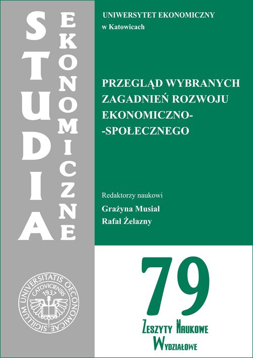 The cover of the book titled: Przegląd wybranych zagadnień rozwoju ekonomiczno-społecznego. SE 79