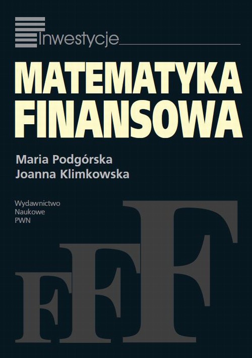 The cover of the book titled: Matematyka finansowa