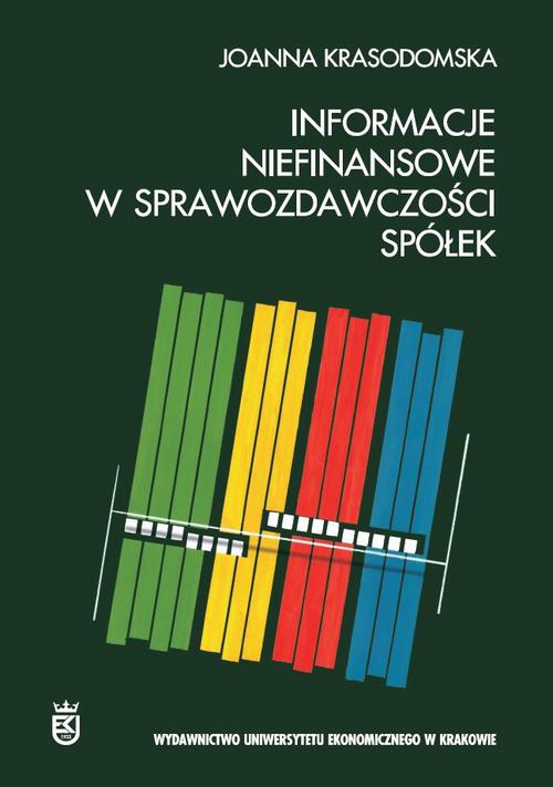 Обкладинка книги з назвою:Informacje niefinansowe w sprawozdawczości spółek
