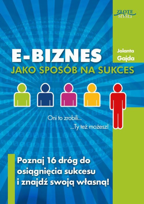 Обложка книги под заглавием:E-biznes jako sposób na sukces