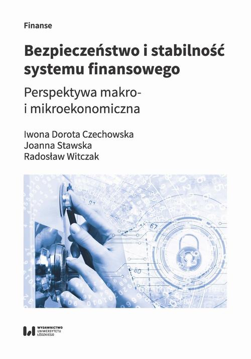 The cover of the book titled: Bezpieczeństwo i stabilność systemu finansowego
