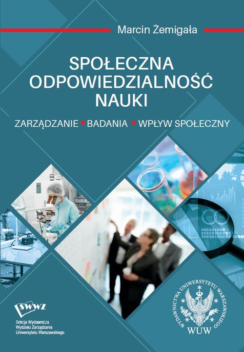 The cover of the book titled: Społeczna odpowiedzialność nauki