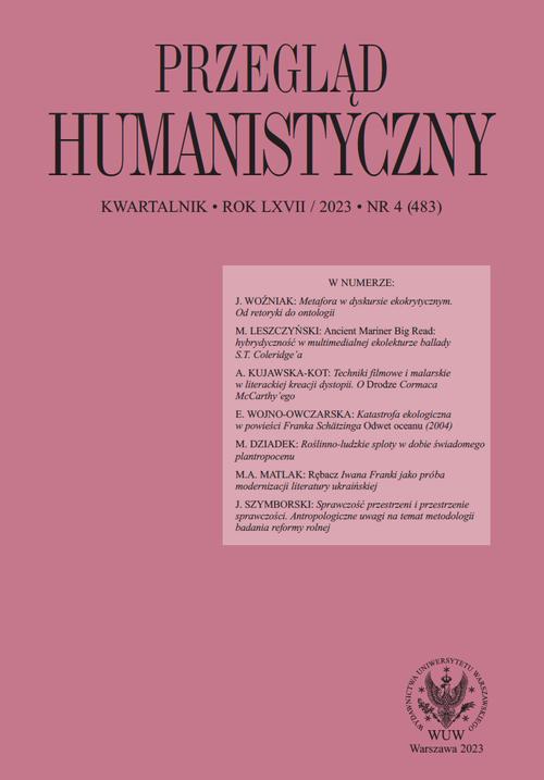Okładka książki o tytule: Przegląd Humanistyczny 2023/4 (483)