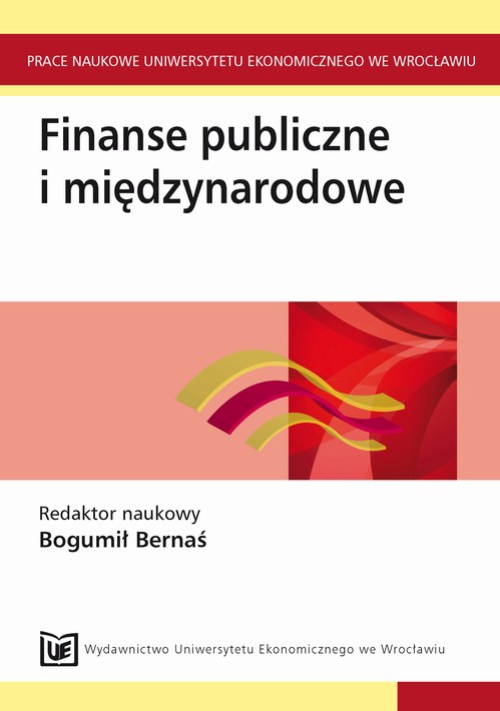 Okładka książki o tytule: Finanse publiczne i międzynarodowe