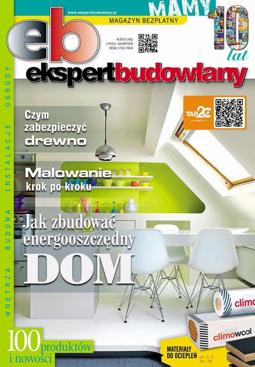 The cover of the book titled: Ekspert Budowlany 4/2013