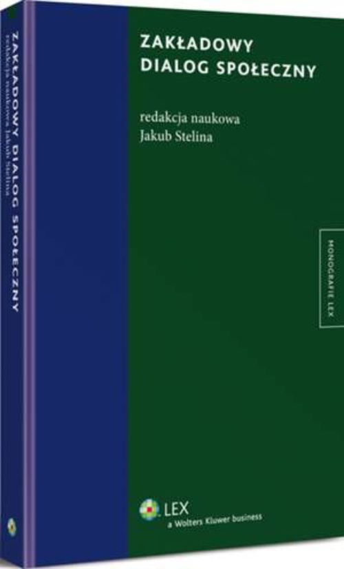 Обложка книги под заглавием:Zakładowy dialog społeczny