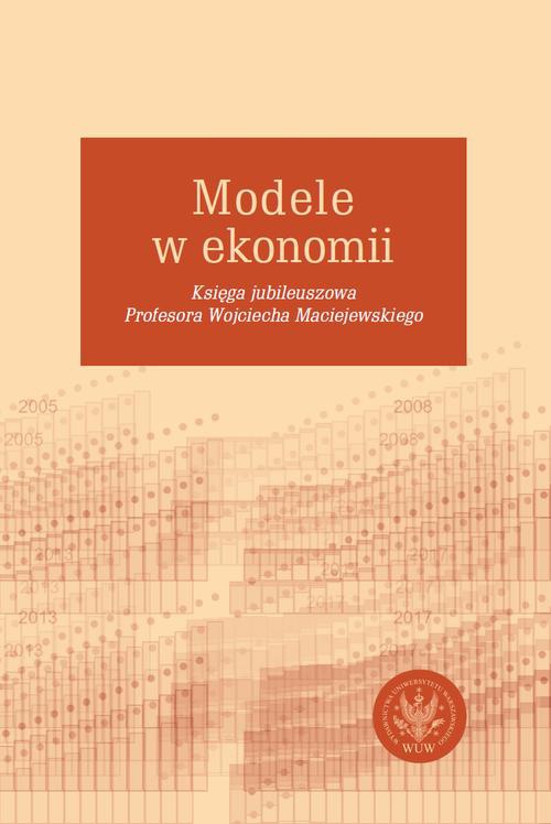 The cover of the book titled: Modele w ekonomii