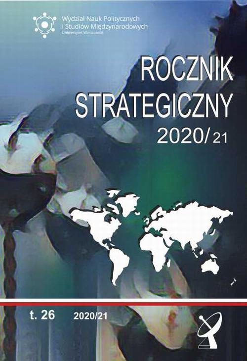The cover of the book titled: Rocznik Strategiczny 2020/21 Tom 26