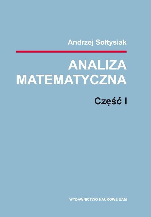 Okładka książki o tytule: Analiza matematyczna. Część 1