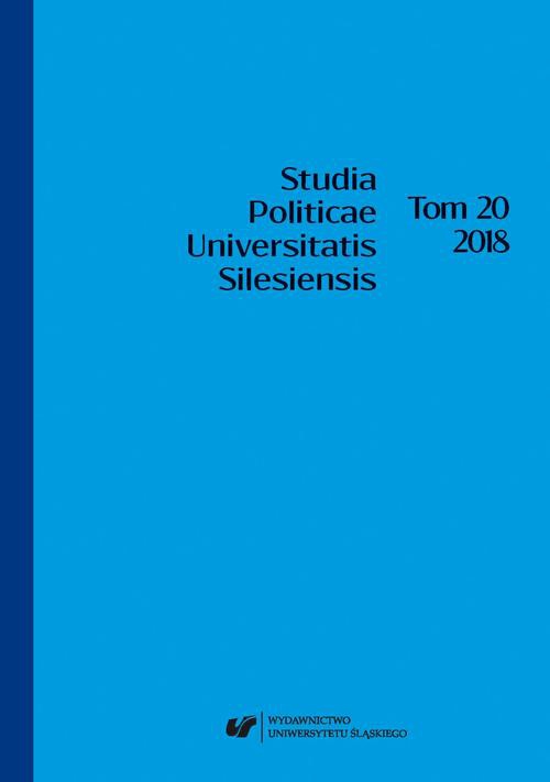 Okładka książki o tytule: „Studia Politicae Universitatis Silesiensis”. T. 20