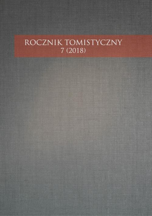 Okładka książki o tytule: Rocznik Tomistyczny 7 (2018)