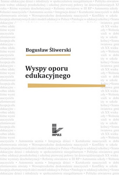 Обложка книги под заглавием:Wyspy oporu edukacyjnego